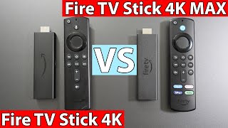 Fire TV Stick 4K MAX vs Fire TV Stick 4K Review