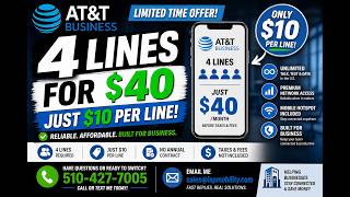 AT&T Business Wireless $10 per line PROMO Explained