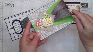 Schnelle und einfache Fun Fold Card - Männerkarte - besondere Kartenform - Stampin' Up!®