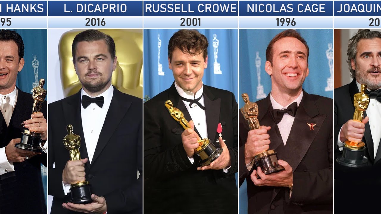 All Best Actor Oscar Winners In Academy Award History | 1929-2022 - YouTube