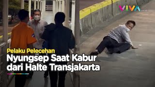 Pria Biadab 'Esek-esek' Alat Vital ke Bokong Wanita di Transjakarta