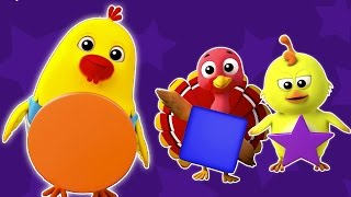 รูปร่างเพลง | เด็กคล้องจอง | ทารกเพลง | เรียนรู้รูปทรง | Shapes Song | Rhyme For Kids | Learn Shapes