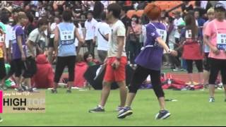 110827 Teen Top Ricky L.Joe Niel at idol sport day