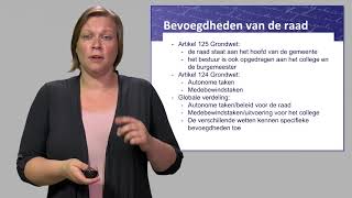 Juridische kennisclips - 4 - Bevoegdheden van de raad