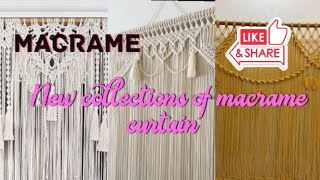 macrame collection of macrame curtain |  macrame | macrame new design ♥ 🤍👌