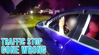 Suspect Pulls Gun During Traffic Stop