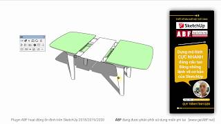 Bàn Thông Minh ABF SketchUp CNC