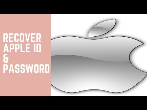 How to recover both your apple id and password if forgotten How to recover both your apple id and password if forgotten