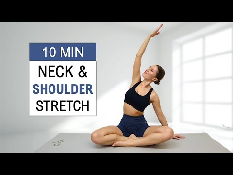10 Min Neck Shoulder Upper Back Stretch Yoga Style Release