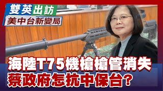 海陸T75機槍槍管消失 國軍落漆蔡政府怎抗中保台？ 雙英出訪新變局 20230328