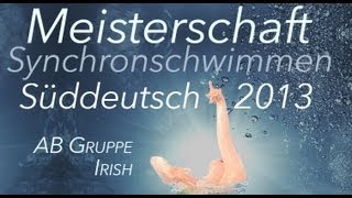 Synchronschwimmen SDMS 2013 AB Gruppe Irish