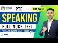 PTE Speaking Full Mock Test with Answers | May 2024-II | LA Language academy PTE NAATI IELTS