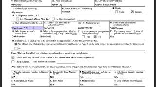 USA Asylum Form (I-589) filling Step by step/تشریح و خانه پری فورم پناهندگی ایالات متحده امریکا