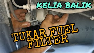 Cara Tukar Fuel Filter Bagi Lancar Balik - Semudah ABCDEF Saga FLX