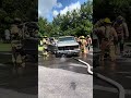 turtle fire system under vehicle nozzle with active extrication