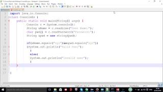 Java Io Console