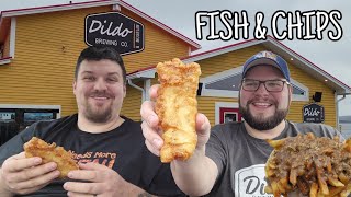 Newfoundland Fish \u0026 Chips Review at Dildo Brewing Company!