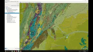 Demostración carga del Mapa Geológico de Suramérica en Google Earth
