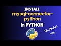How to install mysql-connector-python in Python 3.13 in 2025 #installation