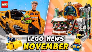 LEGO NOVEMBER 2024 - LEGO McLaren P1, LEGO set pre-orders, November LEGO sets.