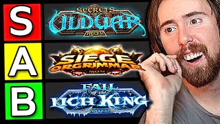 Asmongold Ranks Every Single WoW PATCH & EXPANSION | Final Tier List
