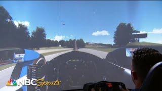 IndyCar at Road America: AJ Allmendinger in racing simulator | Motorsports on NBC