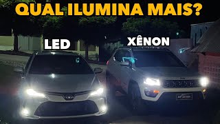 LED vs XÊNON - QUAL ILUMINA MAIS?