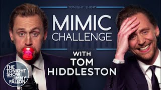 Mimic Challenge with Tom Hiddleston | The Tonight Show Starring Jimmy Fallon