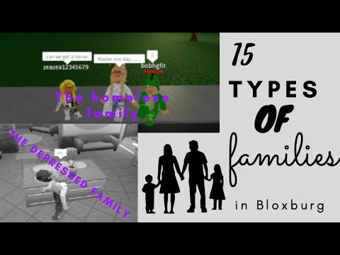 15 Types Of Roleplay Families In Bloxburg! - YouTube