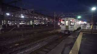 八高線キハ110車掌付き発車シーン＠高崎駅