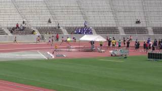 20160521群馬高校総体陸上女子200m予選1組