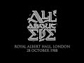 All About Eve - 28/10/1988 - Royal Albert Hall, London