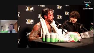 Cm Punk Acts Like A Cry Baby Video Reaction (I feel Sorry For Tony Khan)