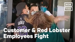 Red Lobster Customer and Employees Fight on Mother's Day | NowThis