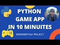 Python Game App in 10 minutes | PySimpleGui