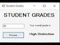 Visual Basic Tutorial - Select Case Statements - Student Grades