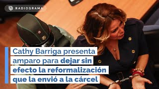 Cathy Barriga presenta amparo para dejar sin efecto la reformalización que la envió a la cárcel