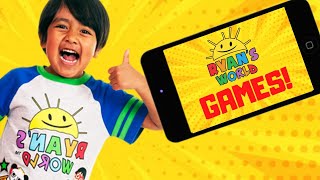 I PLAYED RYAN TOYS REVIEW GAMES! (actually not that bad) - 3 Dumb Mobile Games #2