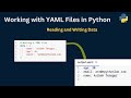 Working with YAML Files in Python: Reading and Writing Data