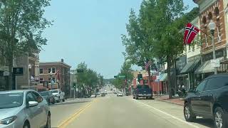 Cruising Main Street in Stoughton, Wisconsin