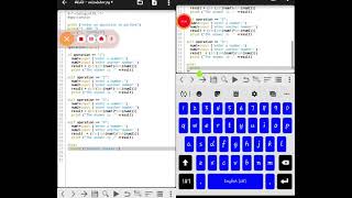 Two way python calculator in android phone #hello #programming #coding