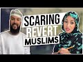 When new Muslim WOMEN are scared away #shorts