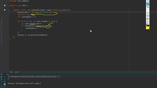 Counting Uppercase letters in a String Java