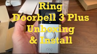 DIY Ring Doorbell 3 Plus Indoor Cam Unboxing and Installation [Ring Cam Doorbell 3 Plus Tutorial]