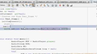 Java prog#121. Show Arrow Shape on JButtons