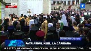 Patriarhul Kiril, la mănăstirea Căpriana