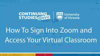 How to Sign Into Zoom and Access Your Virtual Classroom
