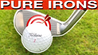 STRIKE YOUR IRONS PURE WITH 1 SIMPLE DRILL - SIMPLE GOLF TIPS