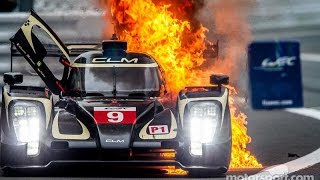 WEC 2014. Fuji. Lotus on Fire