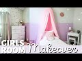 DIY Girls Bedroom Makeover on a Budget | Girls Bedroom Decorating Ideas | Closet + Toy Organization